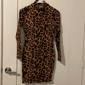 J lux label snake print dress size small worn once